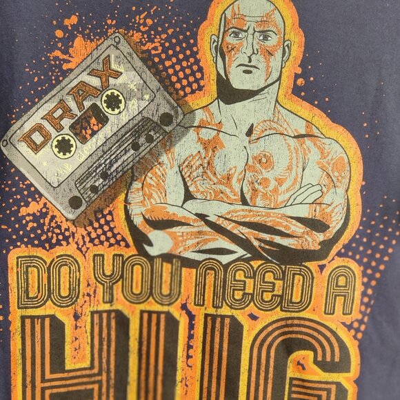 Guardians of Galaxy Mission T-shirt, Drax,  Do you Need a Hug - 2 sided, size M - Picture 4 of 6